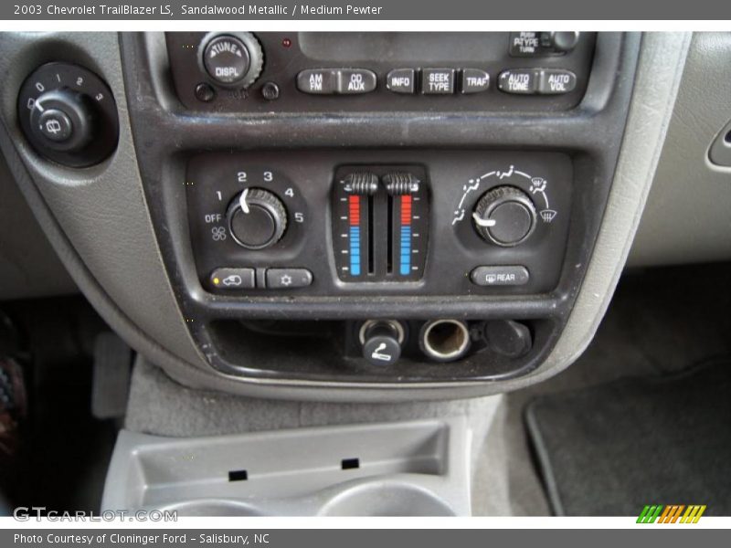 Sandalwood Metallic / Medium Pewter 2003 Chevrolet TrailBlazer LS