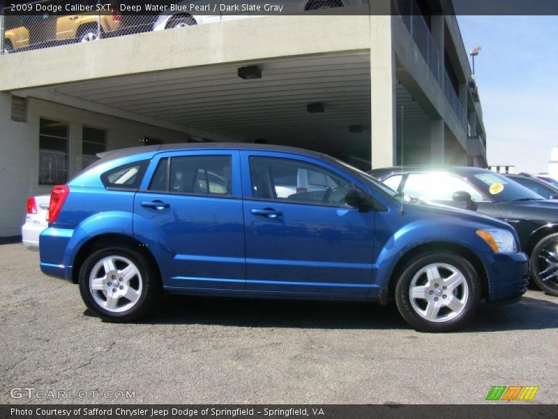 Deep Water Blue Pearl / Dark Slate Gray 2009 Dodge Caliber SXT