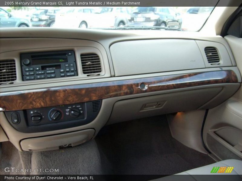 Light Tundra Metallic / Medium Parchment 2005 Mercury Grand Marquis GS