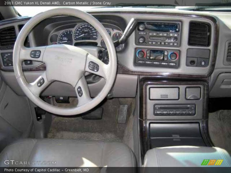 Carbon Metallic / Stone Gray 2003 GMC Yukon XL Denali AWD