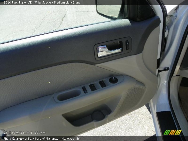 White Suede / Medium Light Stone 2010 Ford Fusion SE