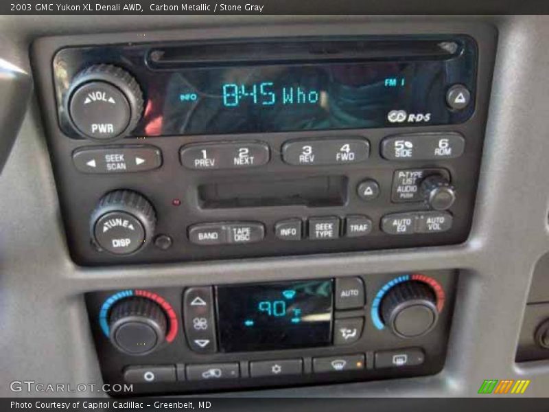 Carbon Metallic / Stone Gray 2003 GMC Yukon XL Denali AWD