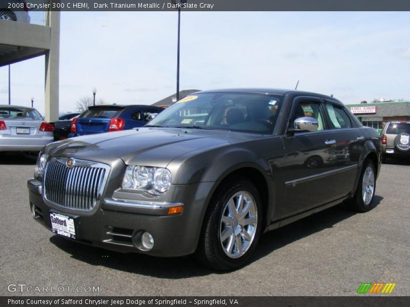 Dark Titanium Metallic / Dark Slate Gray 2008 Chrysler 300 C HEMI