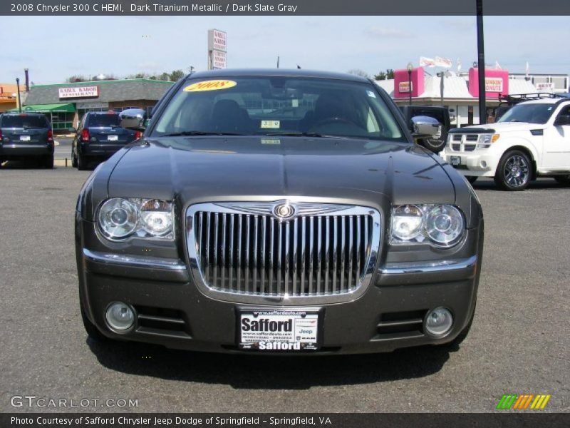 Dark Titanium Metallic / Dark Slate Gray 2008 Chrysler 300 C HEMI