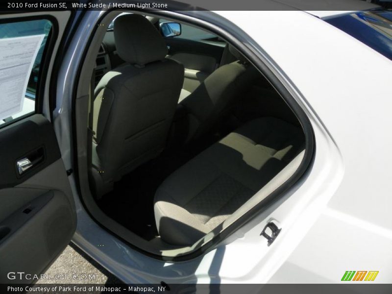 White Suede / Medium Light Stone 2010 Ford Fusion SE
