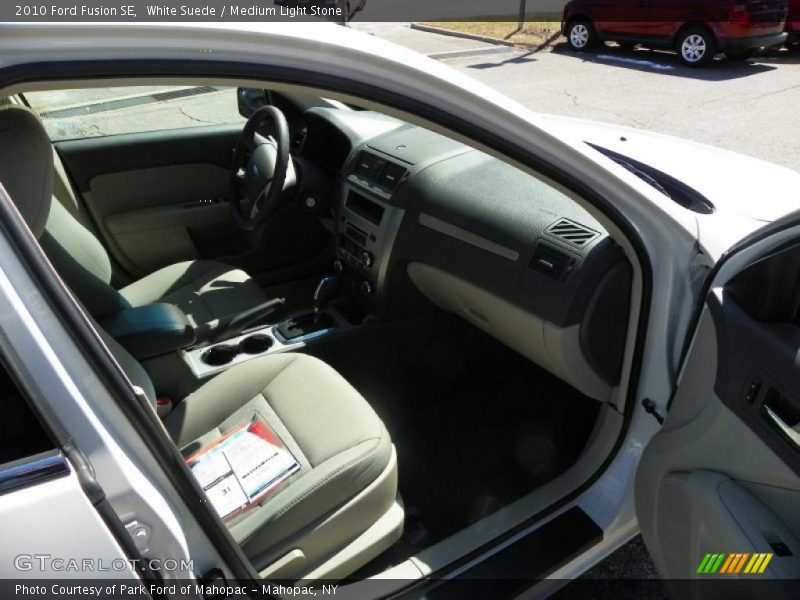 White Suede / Medium Light Stone 2010 Ford Fusion SE