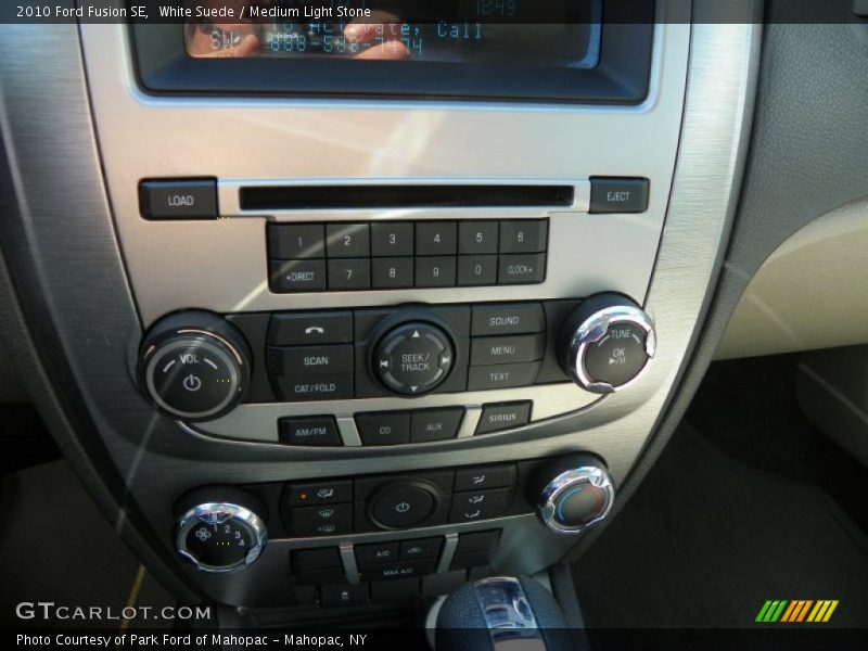 White Suede / Medium Light Stone 2010 Ford Fusion SE