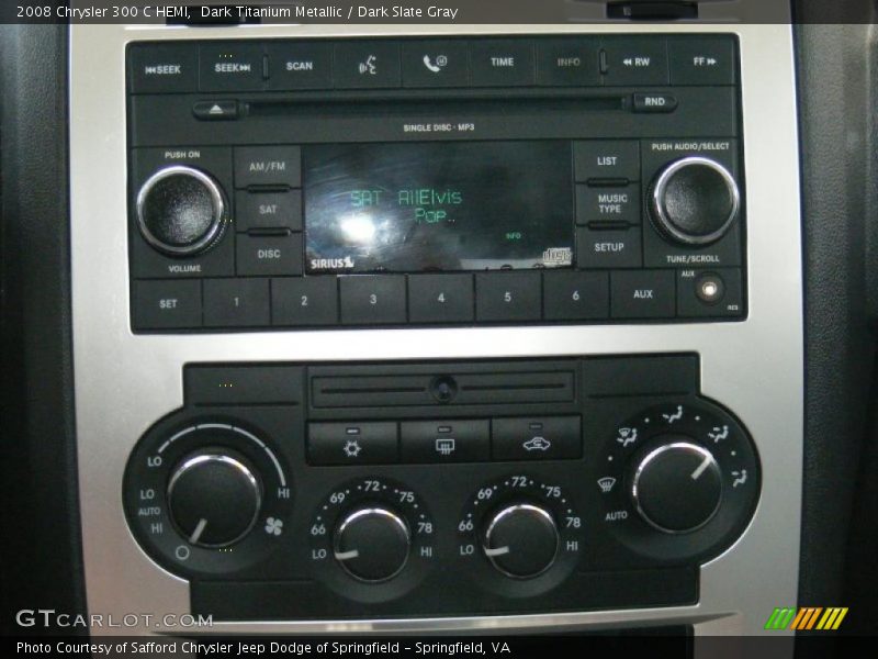 Controls of 2008 300 C HEMI