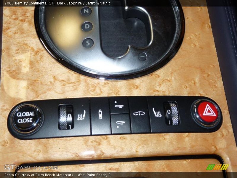 Controls of 2005 Continental GT 