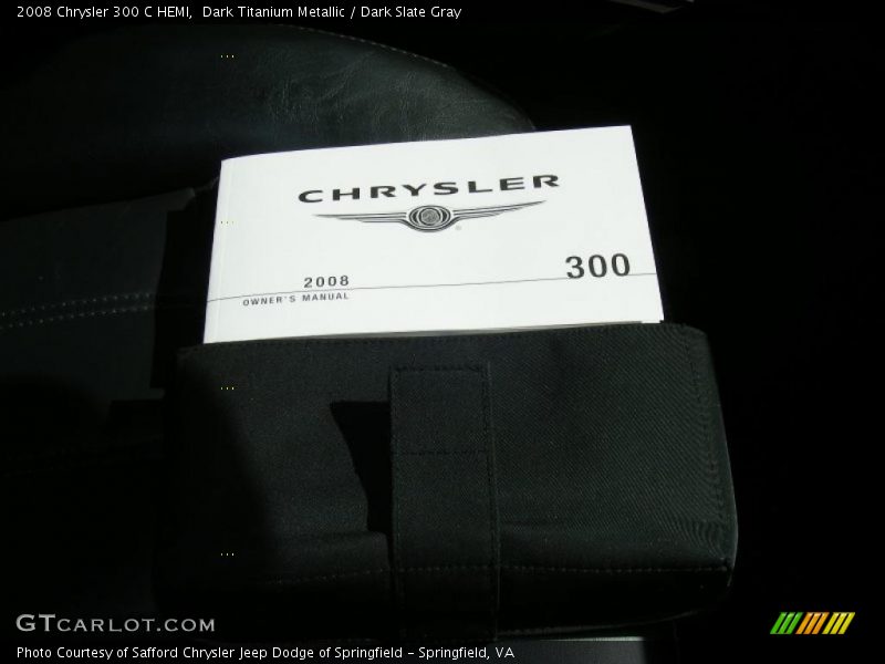 Dark Titanium Metallic / Dark Slate Gray 2008 Chrysler 300 C HEMI