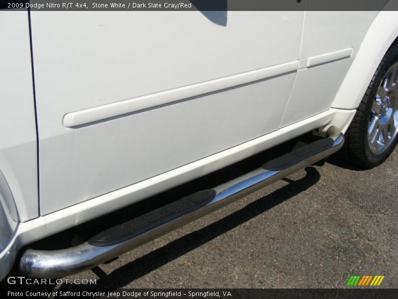 Stone White / Dark Slate Gray/Red 2009 Dodge Nitro R/T 4x4