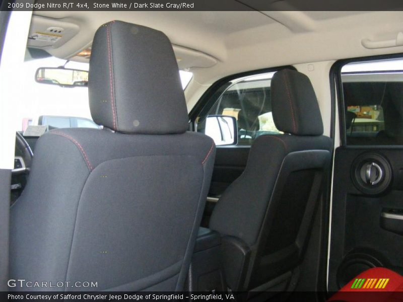 Stone White / Dark Slate Gray/Red 2009 Dodge Nitro R/T 4x4