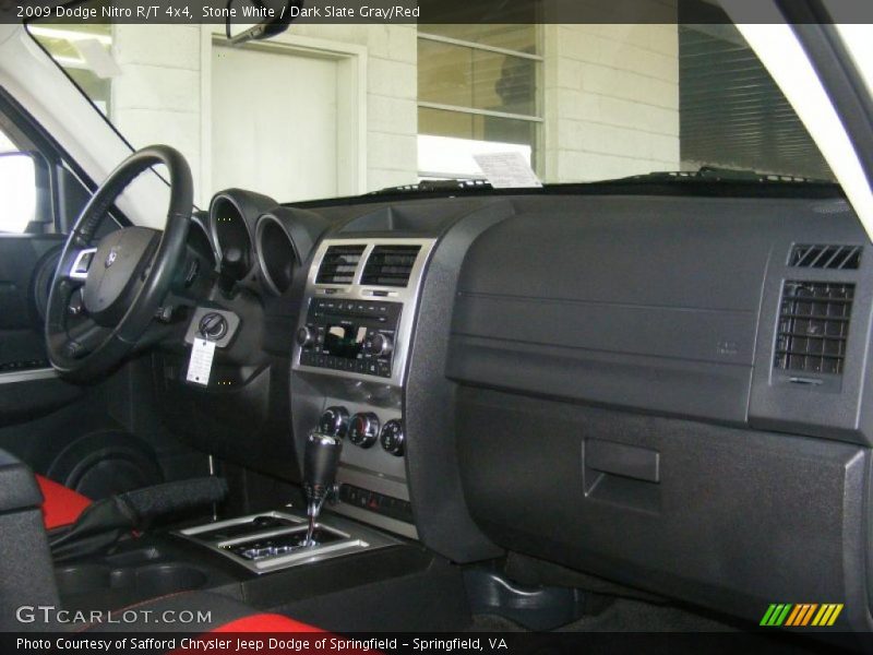 Stone White / Dark Slate Gray/Red 2009 Dodge Nitro R/T 4x4