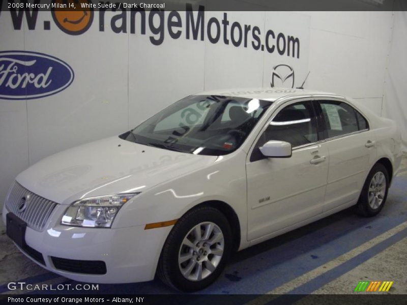 White Suede / Dark Charcoal 2008 Mercury Milan I4