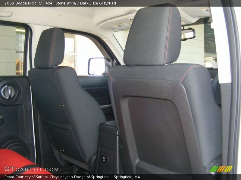 Stone White / Dark Slate Gray/Red 2009 Dodge Nitro R/T 4x4