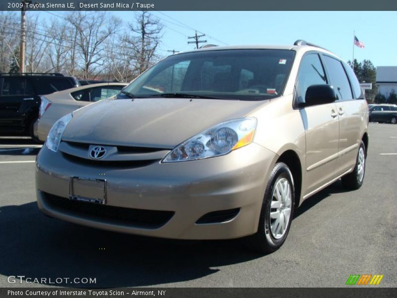 Desert Sand Mica / Taupe 2009 Toyota Sienna LE
