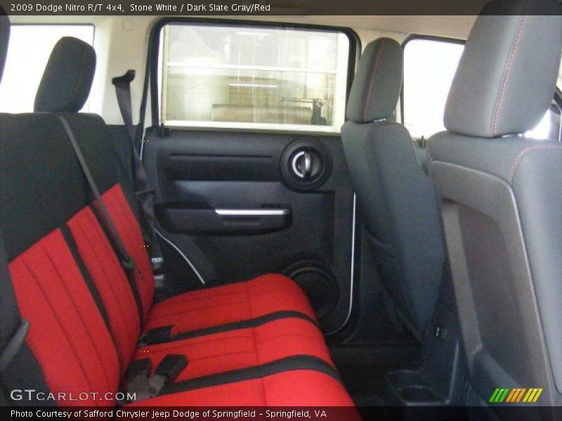Stone White / Dark Slate Gray/Red 2009 Dodge Nitro R/T 4x4