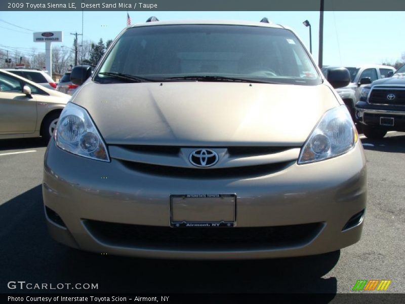 Desert Sand Mica / Taupe 2009 Toyota Sienna LE