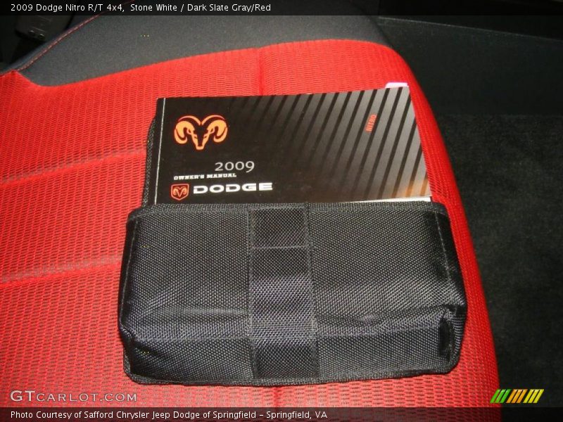 Stone White / Dark Slate Gray/Red 2009 Dodge Nitro R/T 4x4