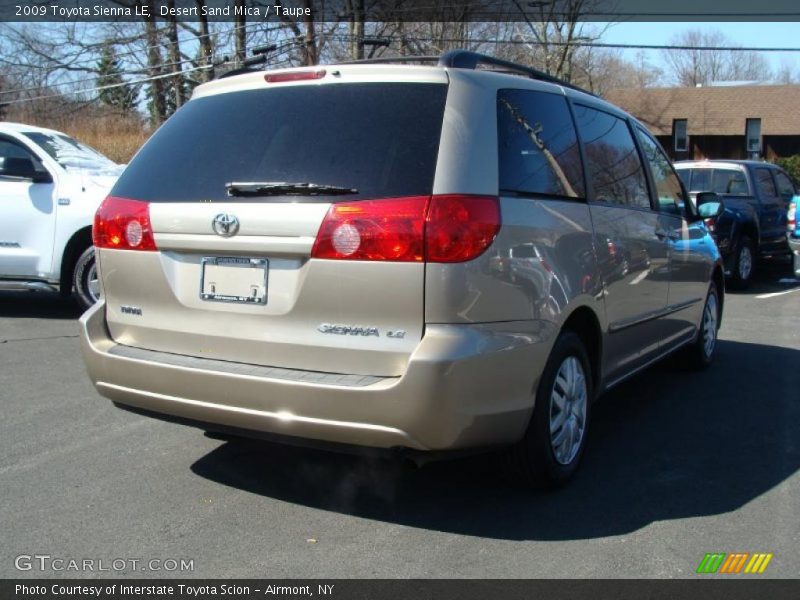 Desert Sand Mica / Taupe 2009 Toyota Sienna LE