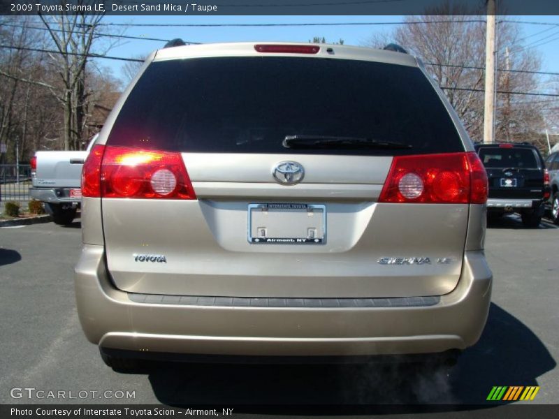 Desert Sand Mica / Taupe 2009 Toyota Sienna LE
