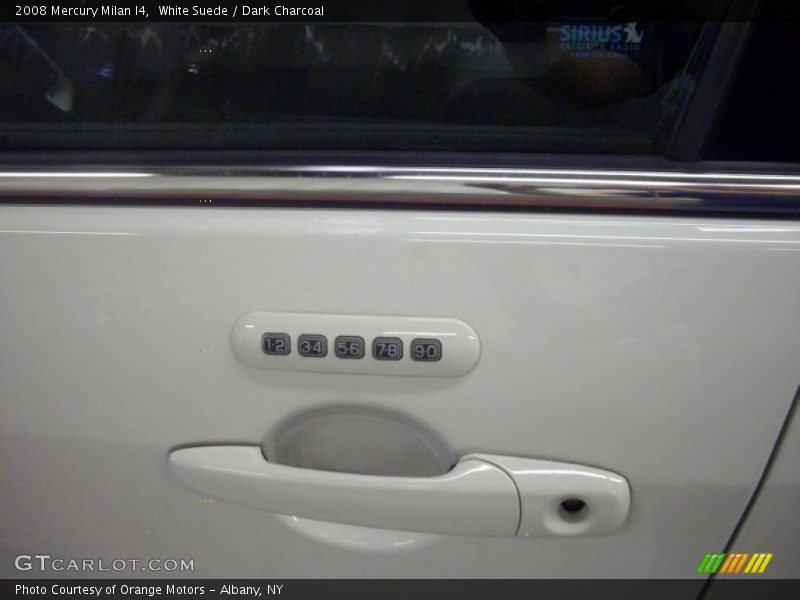 White Suede / Dark Charcoal 2008 Mercury Milan I4