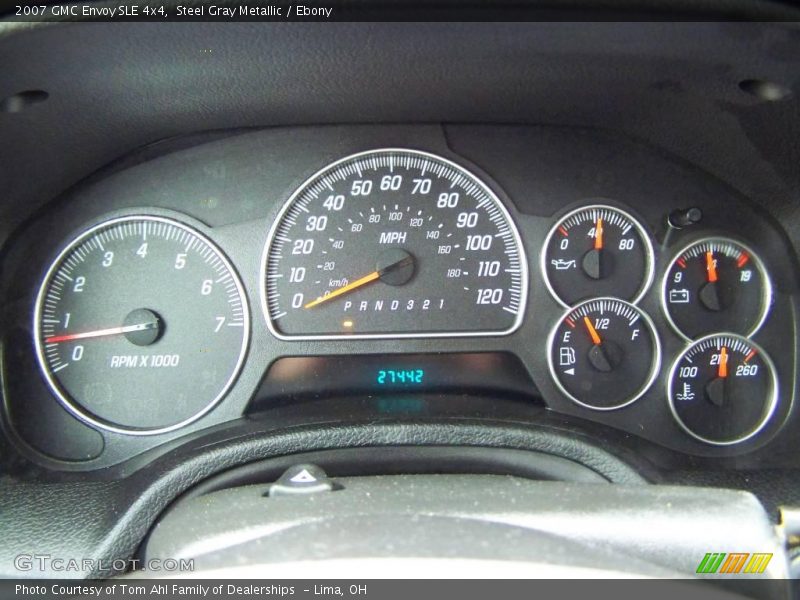 Steel Gray Metallic / Ebony 2007 GMC Envoy SLE 4x4
