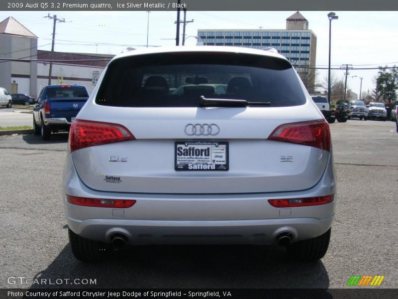 Ice Silver Metallic / Black 2009 Audi Q5 3.2 Premium quattro