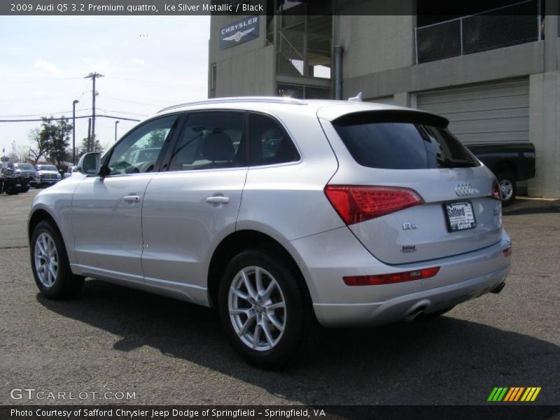 Ice Silver Metallic / Black 2009 Audi Q5 3.2 Premium quattro