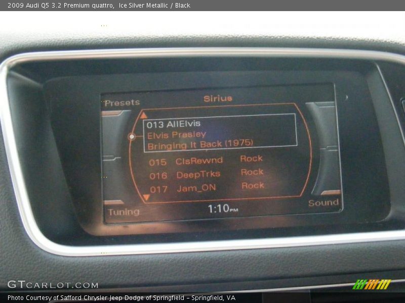 Ice Silver Metallic / Black 2009 Audi Q5 3.2 Premium quattro