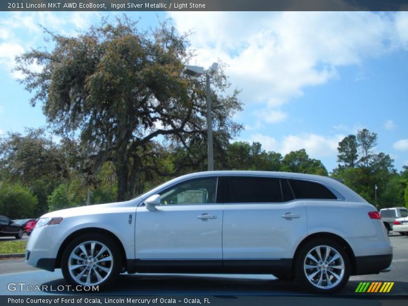 Ingot Silver Metallic / Light Stone 2011 Lincoln MKT AWD EcoBoost