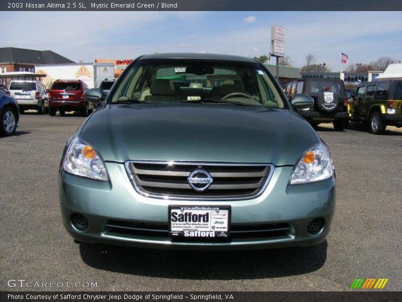 Mystic Emerald Green / Blond 2003 Nissan Altima 2.5 SL