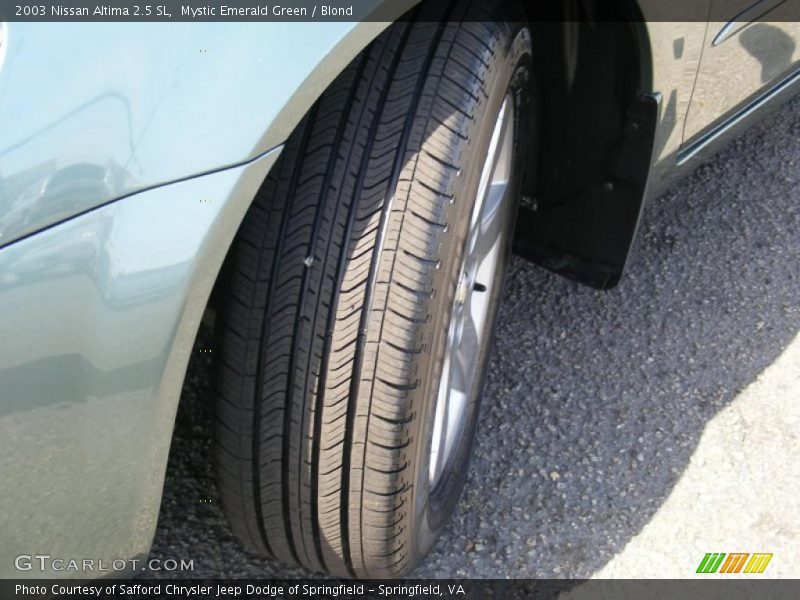 Mystic Emerald Green / Blond 2003 Nissan Altima 2.5 SL