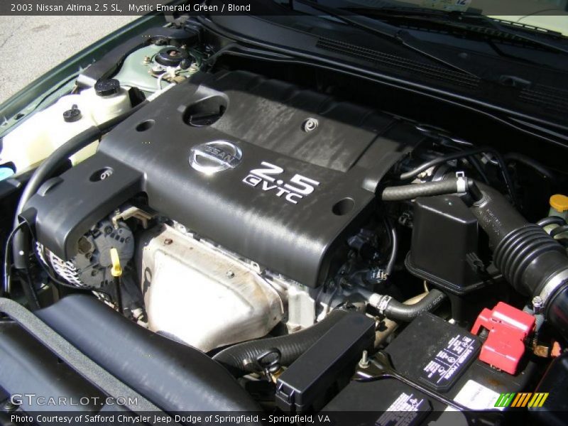  2003 Altima 2.5 SL Engine - 2.5 Liter DOHC 16V CVTC 4 Cylinder