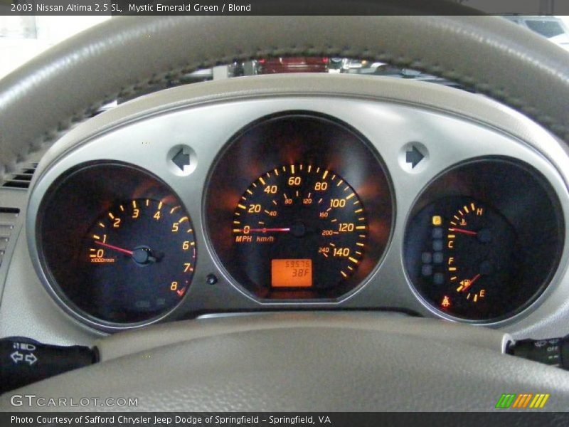  2003 Altima 2.5 SL 2.5 SL Gauges