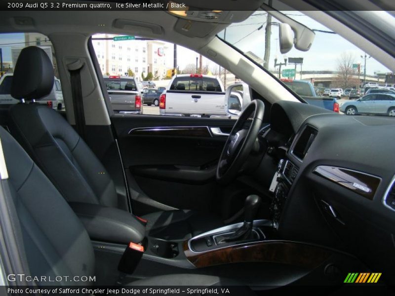 Ice Silver Metallic / Black 2009 Audi Q5 3.2 Premium quattro