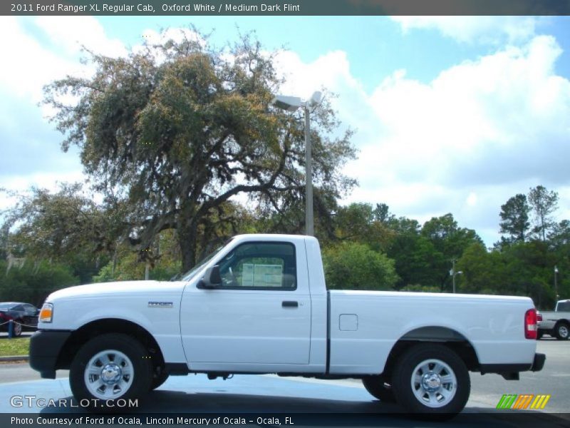 Oxford White / Medium Dark Flint 2011 Ford Ranger XL Regular Cab