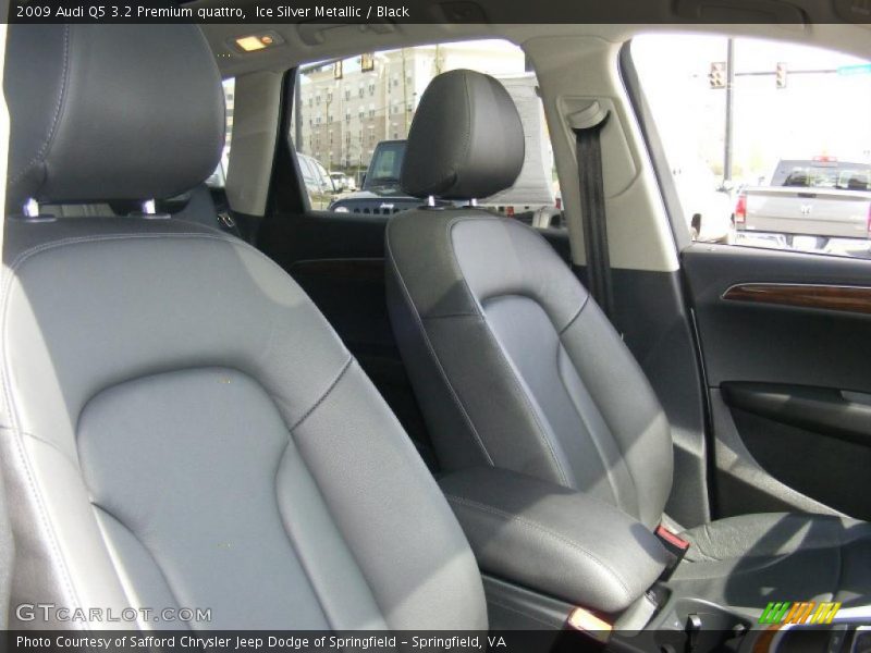 Ice Silver Metallic / Black 2009 Audi Q5 3.2 Premium quattro