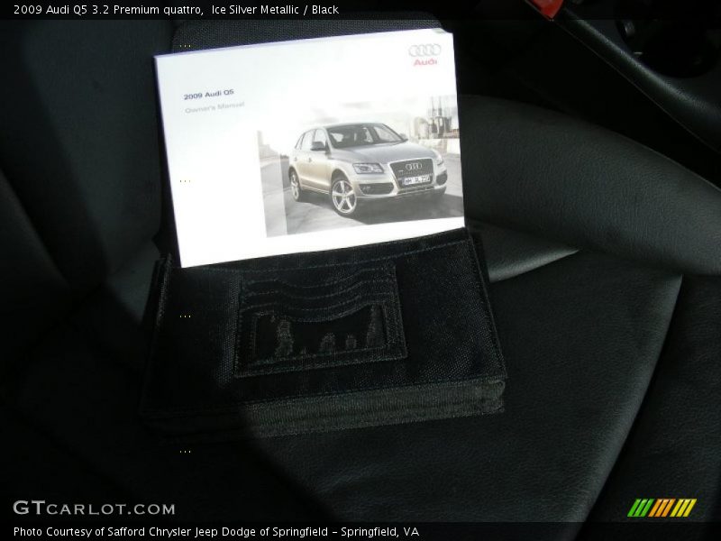Ice Silver Metallic / Black 2009 Audi Q5 3.2 Premium quattro
