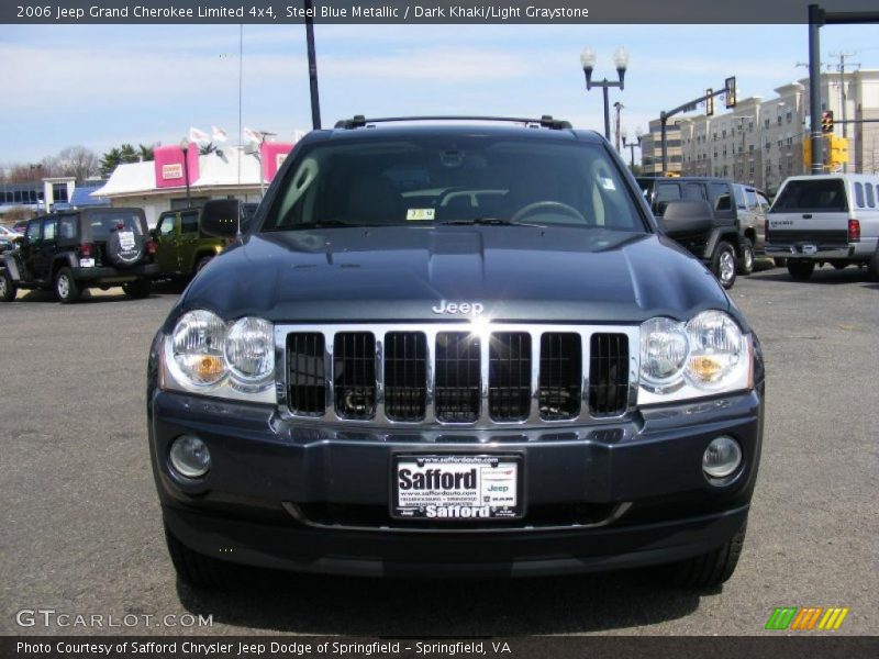 Steel Blue Metallic / Dark Khaki/Light Graystone 2006 Jeep Grand Cherokee Limited 4x4