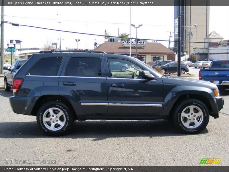 Steel Blue Metallic / Dark Khaki/Light Graystone 2006 Jeep Grand Cherokee Limited 4x4