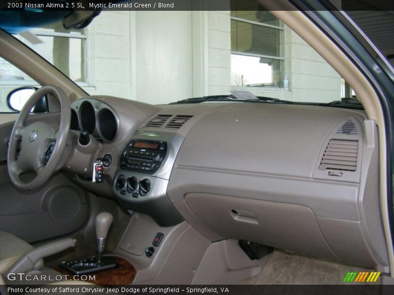 Mystic Emerald Green / Blond 2003 Nissan Altima 2.5 SL
