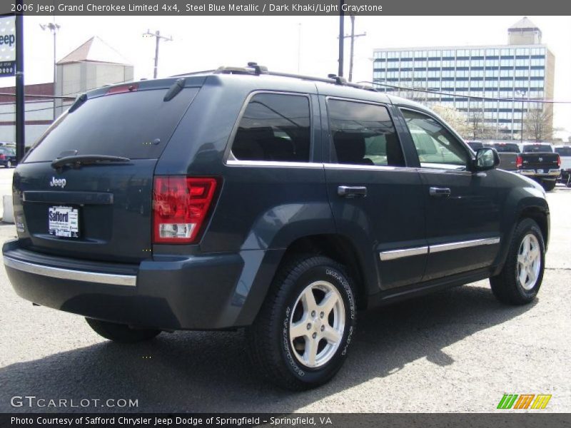 Steel Blue Metallic / Dark Khaki/Light Graystone 2006 Jeep Grand Cherokee Limited 4x4