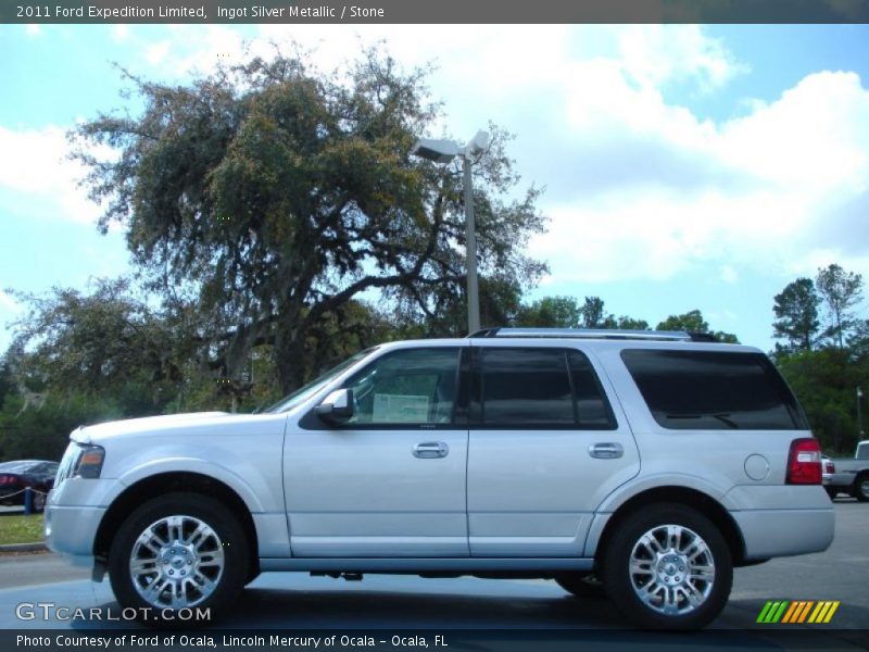 Ingot Silver Metallic / Stone 2011 Ford Expedition Limited