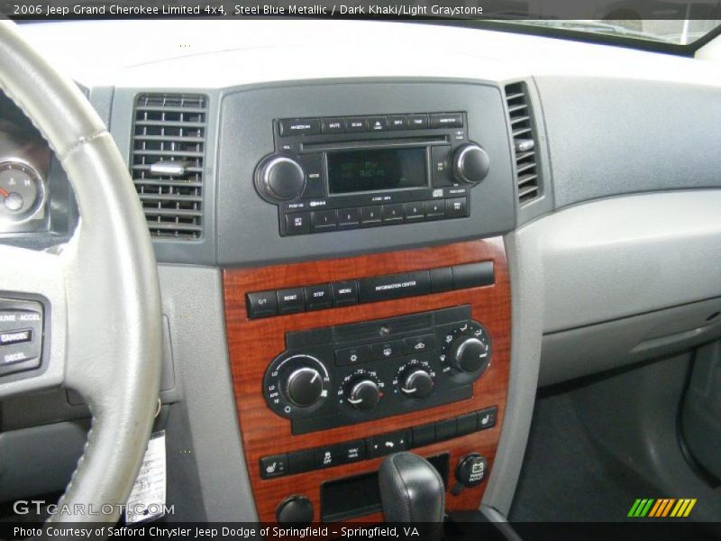Steel Blue Metallic / Dark Khaki/Light Graystone 2006 Jeep Grand Cherokee Limited 4x4