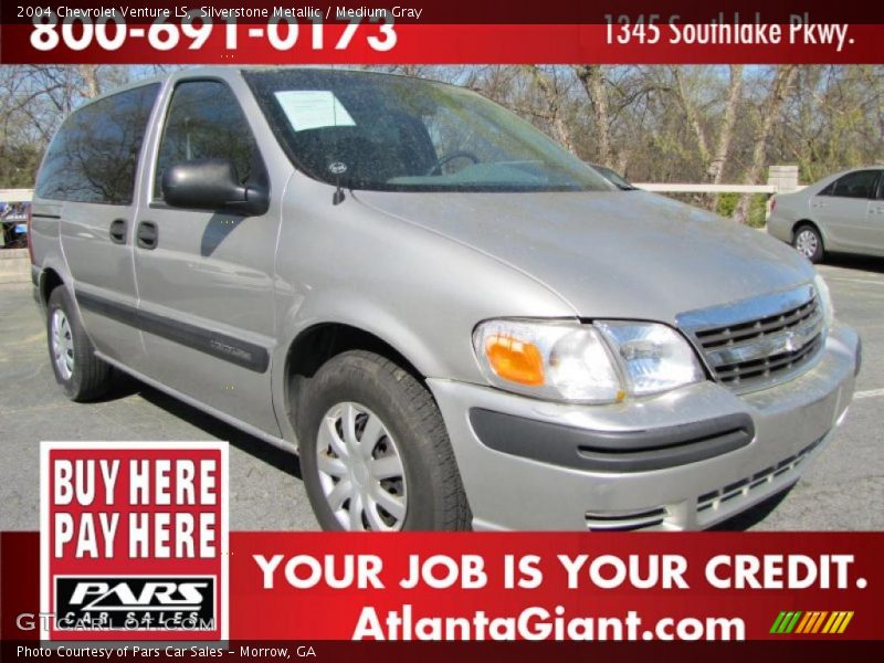 Silverstone Metallic / Medium Gray 2004 Chevrolet Venture LS
