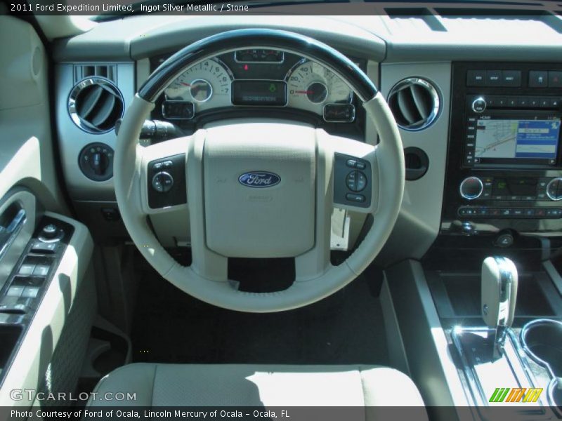 Ingot Silver Metallic / Stone 2011 Ford Expedition Limited