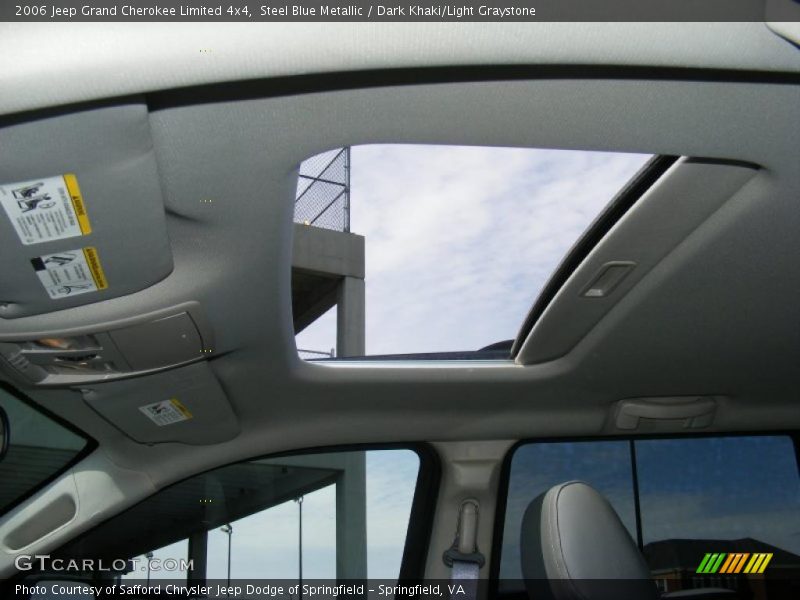 Steel Blue Metallic / Dark Khaki/Light Graystone 2006 Jeep Grand Cherokee Limited 4x4
