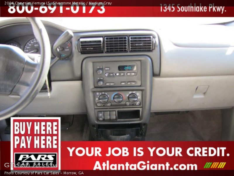 Silverstone Metallic / Medium Gray 2004 Chevrolet Venture LS