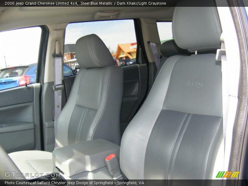 Steel Blue Metallic / Dark Khaki/Light Graystone 2006 Jeep Grand Cherokee Limited 4x4